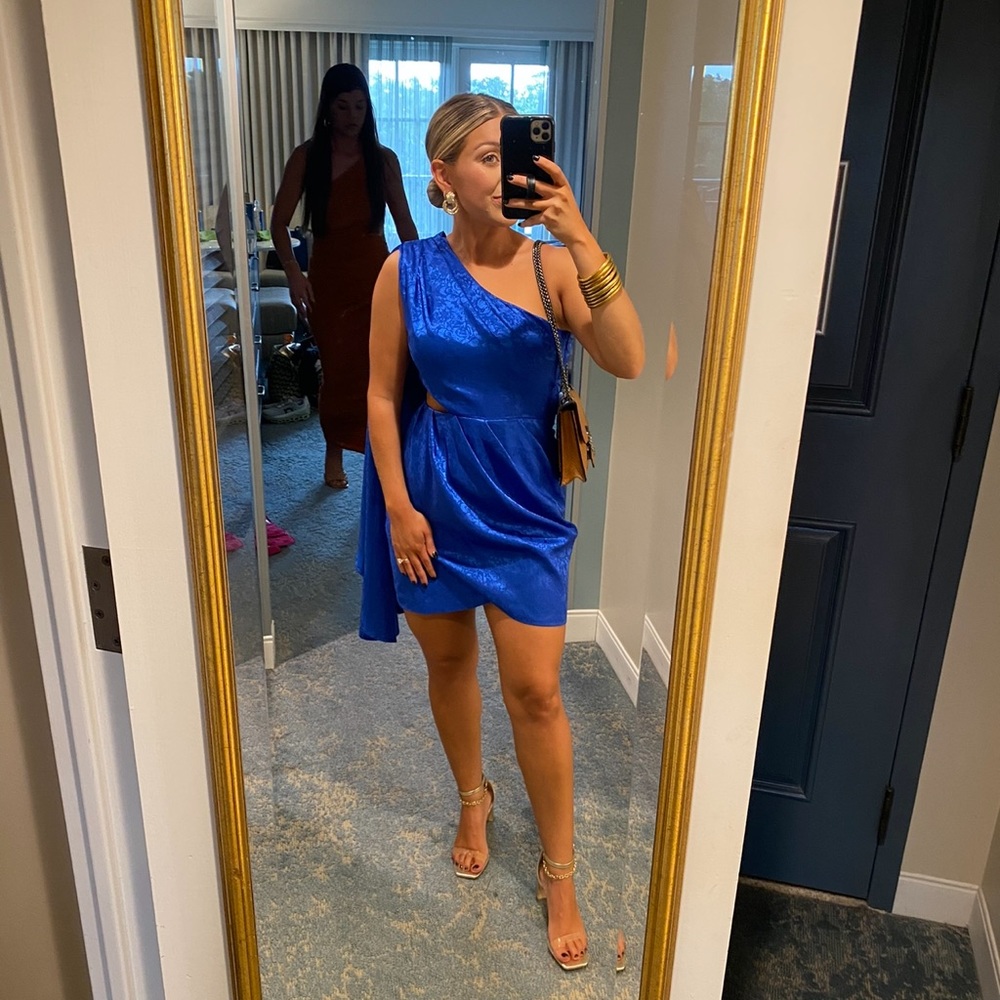RUNAWAY SERITA DRESS - BLUE